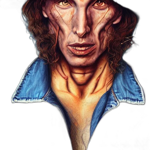 jacket, face, mask, hair transparent PNG cut-out