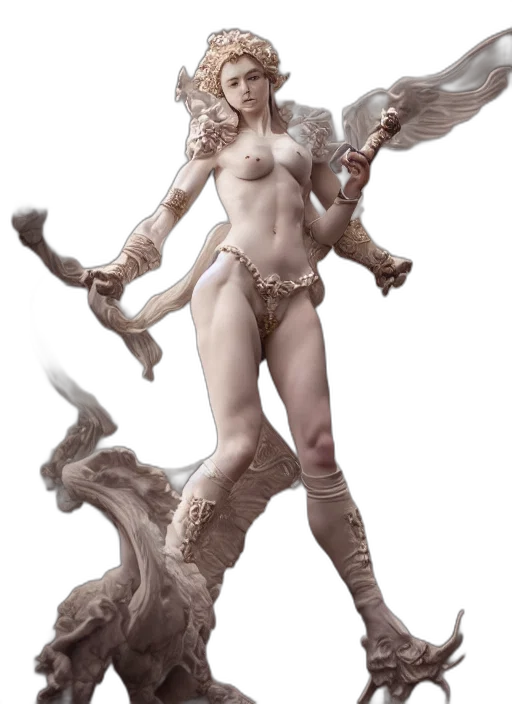dragon, fantasy art, concept art, 3d render transparent PNG cut-out