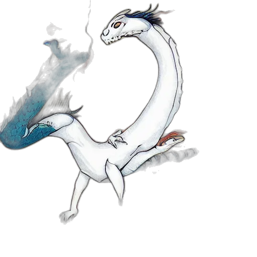 dragon, staff, creature, animal transparent PNG cut-out