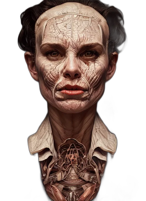 face, mask, creature, robot transparent PNG cut-out