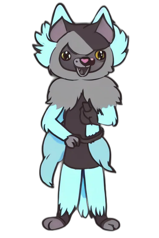 staff, creature, jacket, cartoon transparent PNG cut-out