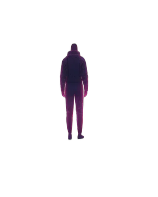jacket, creature, robot, staff transparent PNG cut-out