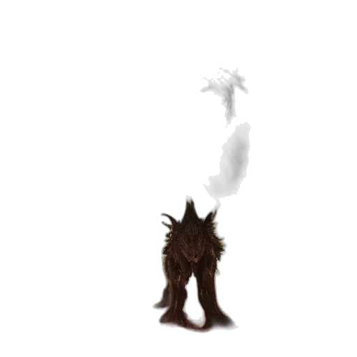 dragon, animal, creature, hair transparent PNG cut-out