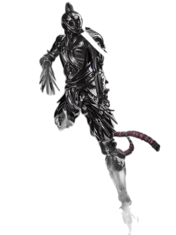 creature, staff, dragon, robot transparent PNG cut-out