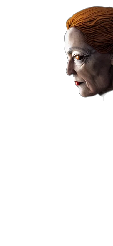 face, mask, creature, hair transparent PNG cut-out
