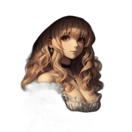 hair, face, mask, crown transparent PNG cut-out
