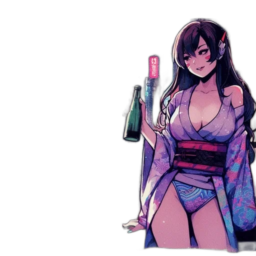 dress, bottle, weapon, jacket transparent PNG cut-out