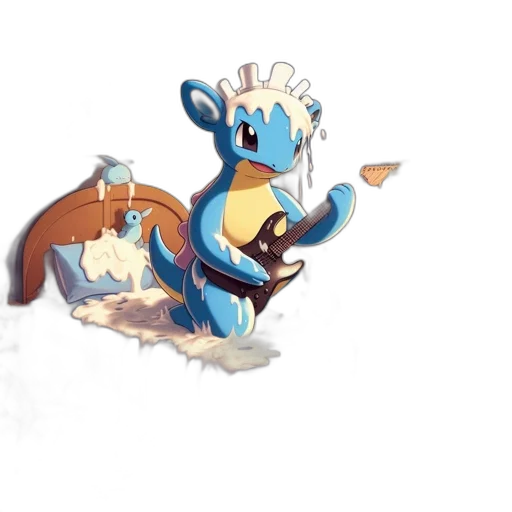 dragon, staff, creature, animal transparent PNG cut-out