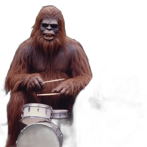 animal, two, unusual, musicians transparent PNG cut-out