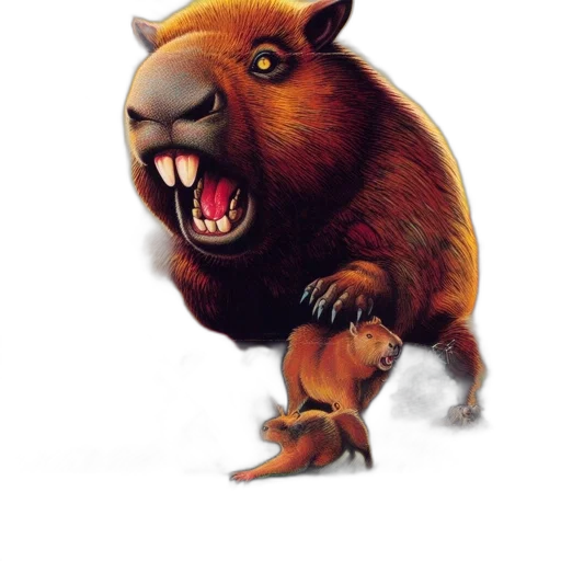 animal, creature, concept art, photorealistic transparent PNG cut-out