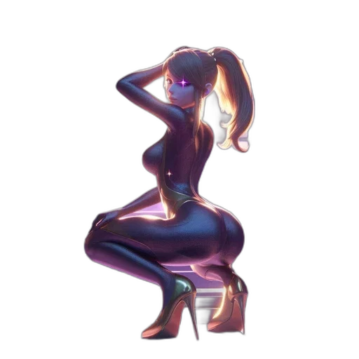robot, dress, shoes, jewelry transparent PNG cut-out