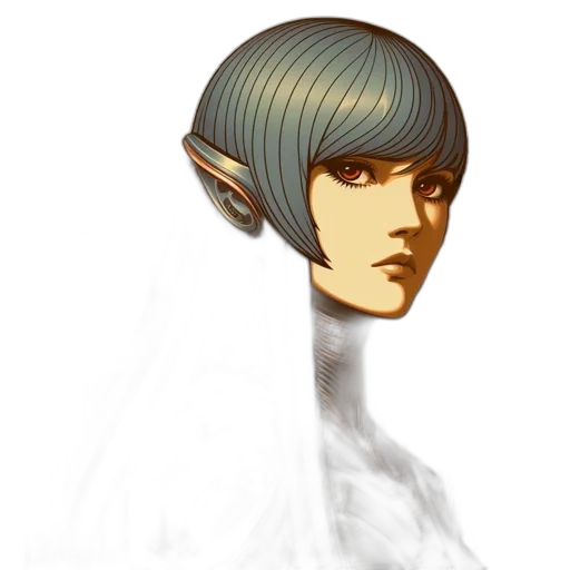 mask, face, hair, creature transparent PNG cut-out