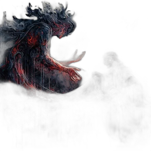 dragon, creature, mask, hair transparent PNG cut-out
