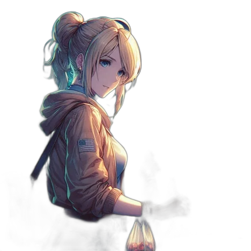 bottle, jacket, staff, umbrella transparent PNG cut-out