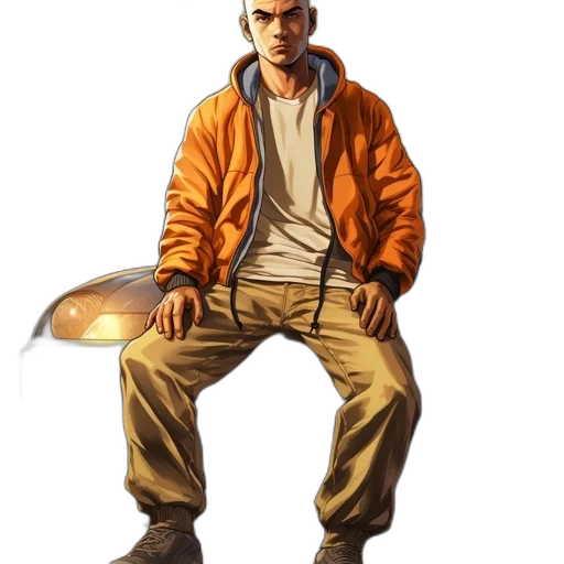 jacket, staff, furniture, weapon transparent PNG cut-out