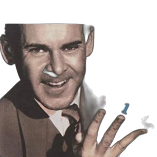 jacket, face, staff, weapon transparent PNG cut-out