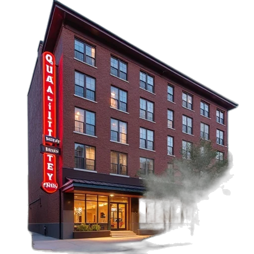 building, quality, inn, downtown transparent PNG cut-out