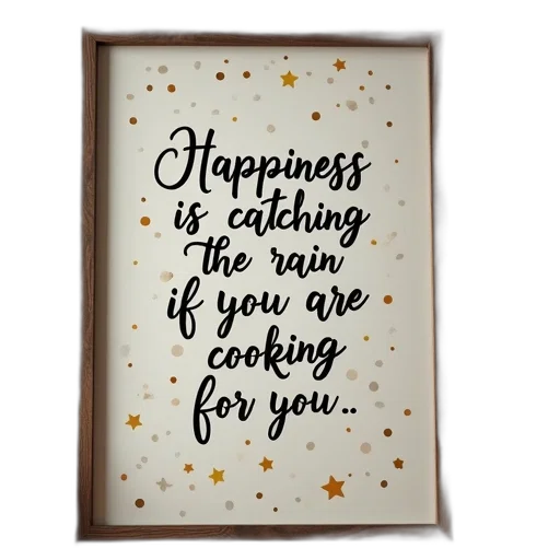 food, quote, poster, inscription transparent PNG cut-out
