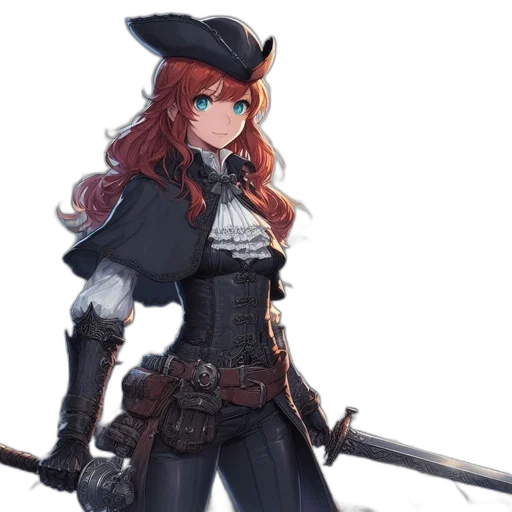 staff, sword, weapon, hat transparent PNG cut-out