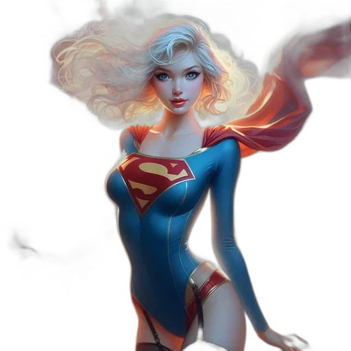 comic book art, concept art, fantasy art, photorealistic transparent PNG cut-out