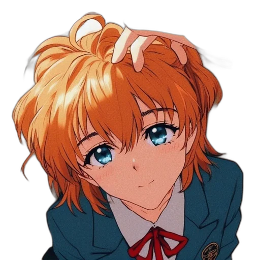 face, crown, jacket, hair transparent PNG cut-out