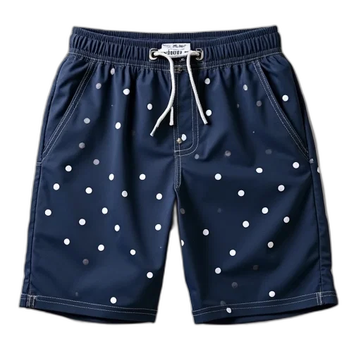 shorts, navy, pips, white transparent PNG cut-out