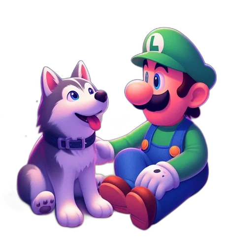 animal, pixel art, concept art, 3d render transparent PNG cut-out