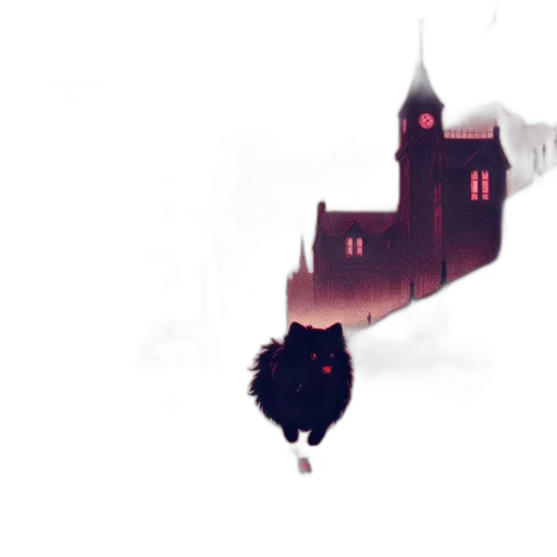 dragon, crown, building, creature transparent PNG cut-out