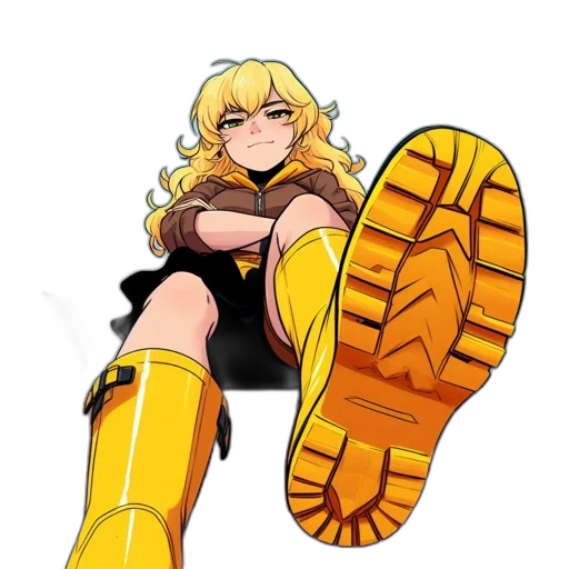 shoes, weapon, staff, anime transparent PNG cut-out