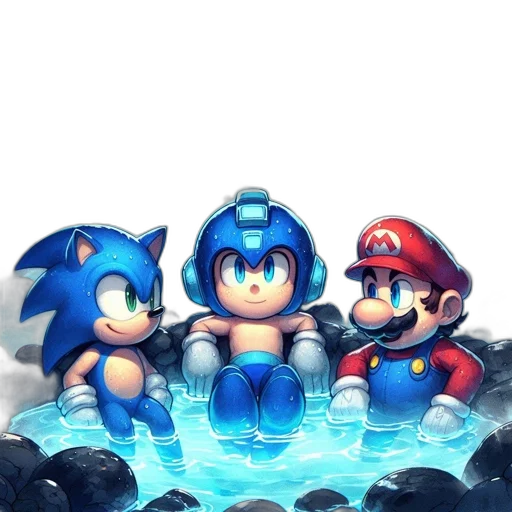 pixel art, concept art, 3d render, watercolor transparent PNG cut-out