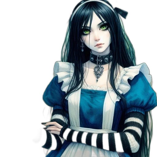 staff, dress, fantasy art, comic book art transparent PNG cut-out