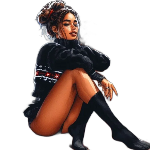 jacket, concept art, photorealistic, oil painting transparent PNG cut-out