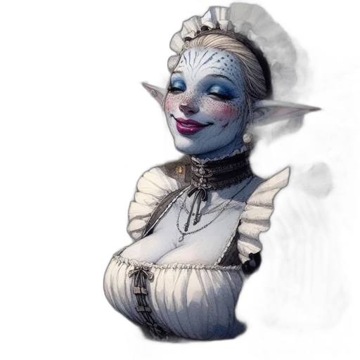 mask, staff, face, fantasy art transparent PNG cut-out
