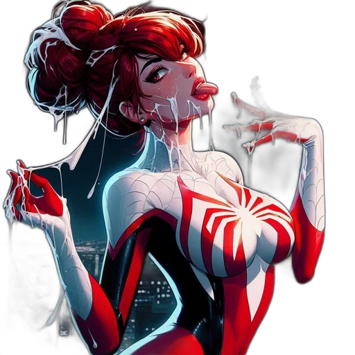 dress, comic book art, concept art, cyberpunk transparent PNG cut-out