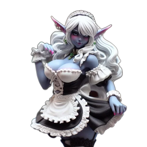 staff, dress, creature, concept art transparent PNG cut-out
