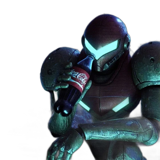 robot, bottle, cyberpunk, concept art transparent PNG cut-out