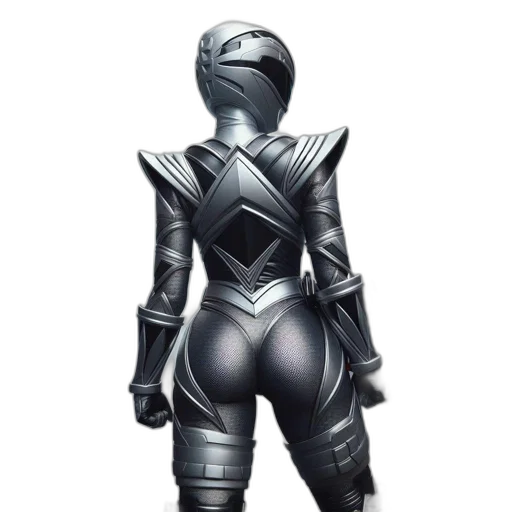 robot, jacket, mask, sword transparent PNG cut-out