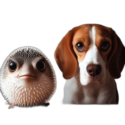 animal, photorealistic, 3d render, concept art transparent PNG cut-out