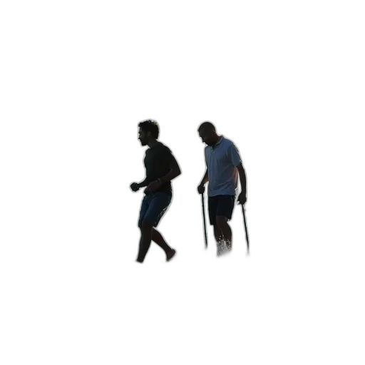 staff, umbrella, pixel art, 3d render transparent PNG cut-out