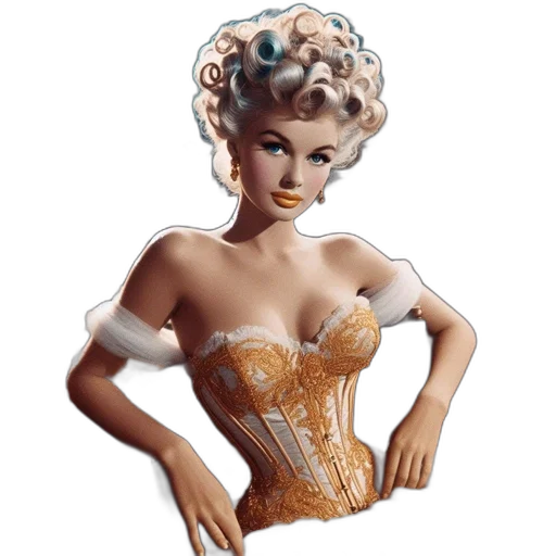 dress, jewelry, 3d render, fantasy art transparent PNG cut-out
