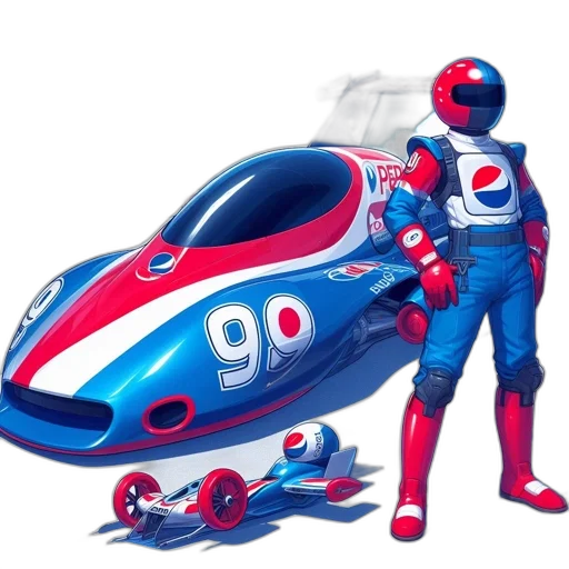 car, robot, concept art, 3d render transparent PNG cut-out