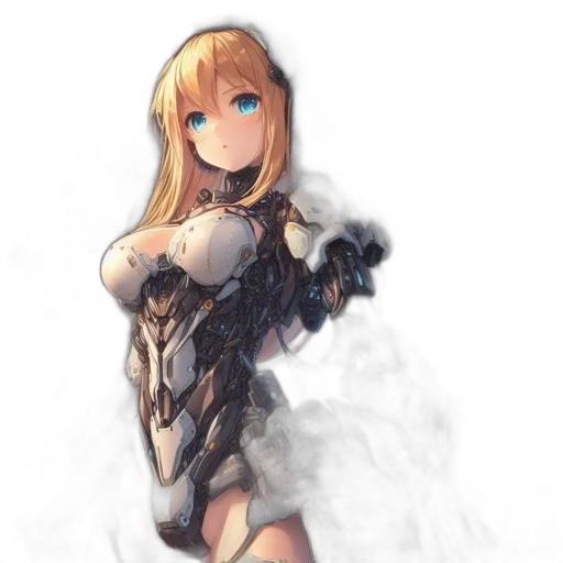 weapon, robot, dress, sword transparent PNG cut-out