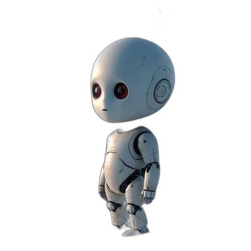 robot, creature, staff, animal transparent PNG cut-out