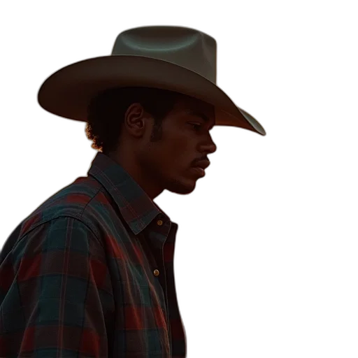 hat, jacket, face, concept art transparent PNG cut-out