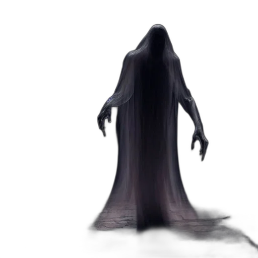 creature, mask, staff, dress transparent PNG cut-out