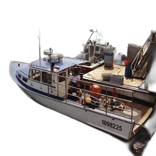 3d render, photorealistic, concept art, boat transparent PNG cut-out