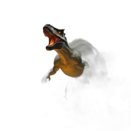 dragon, creature, animal, staff transparent PNG cut-out
