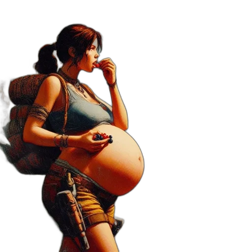 photorealistic, concept art, oil painting, pixel art transparent PNG cut-out