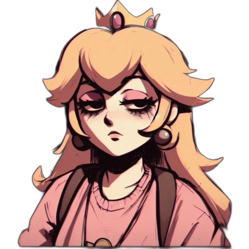 crown, staff, face, pixel art transparent PNG cut-out
