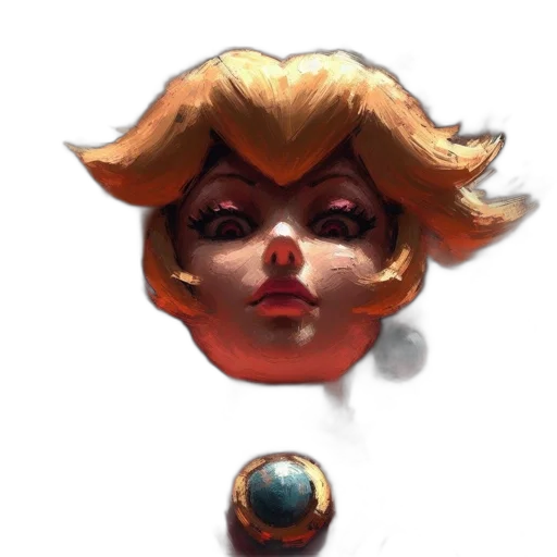 face, mask, crown, staff transparent PNG cut-out